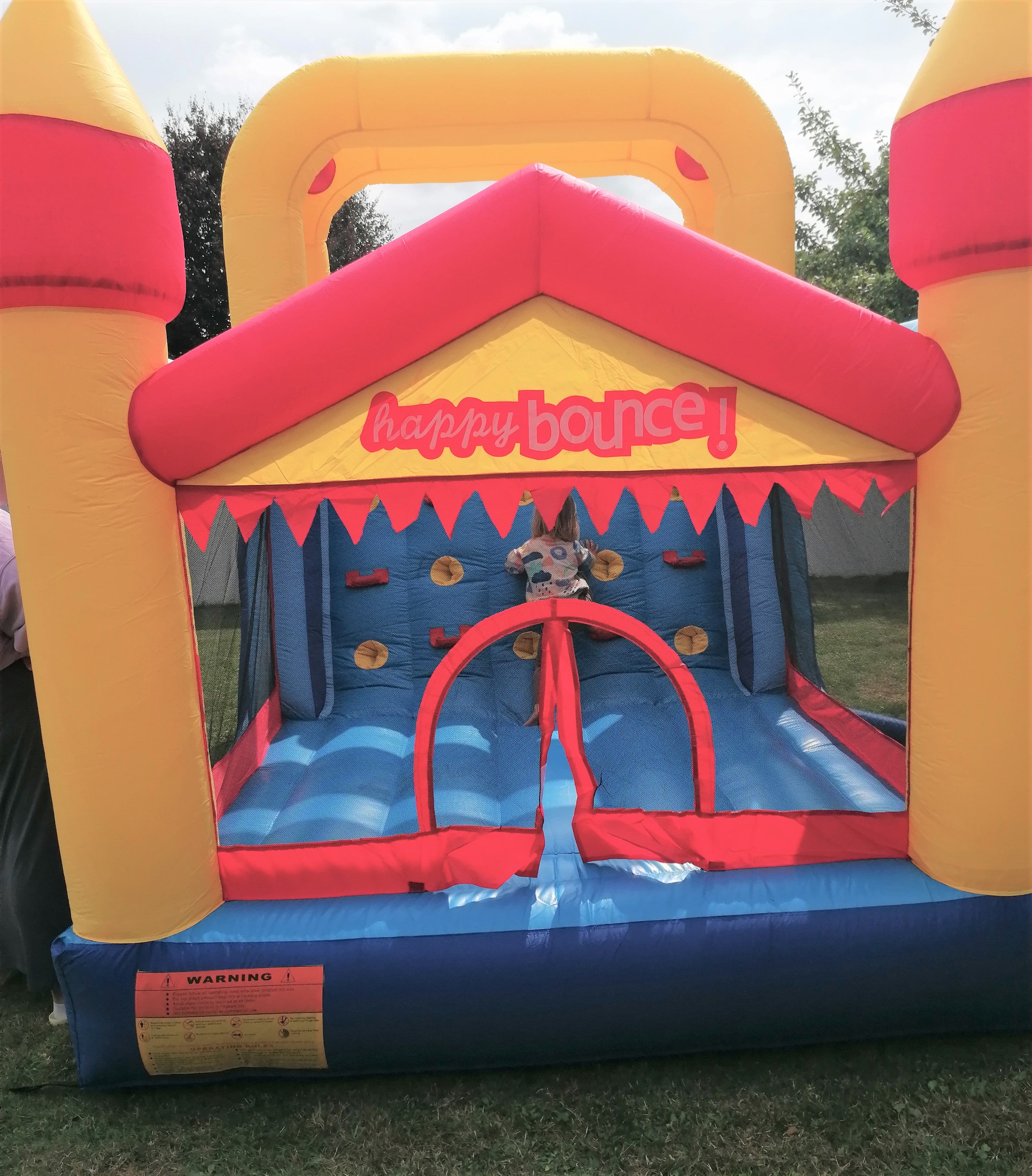 Hüpfburg mieten – Double Mega Slide mit Doppelrutsche, 6,20 m – 3