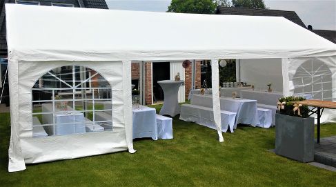 Partyzelt / Festzelt mieten – 4 x 8 m, sehr stabil – 2