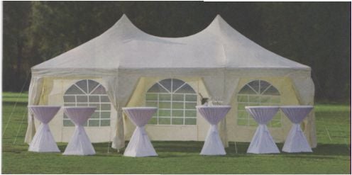 Pagodenzelt / Partyzelt mieten – 6,8 x 5 m, sehr stabil