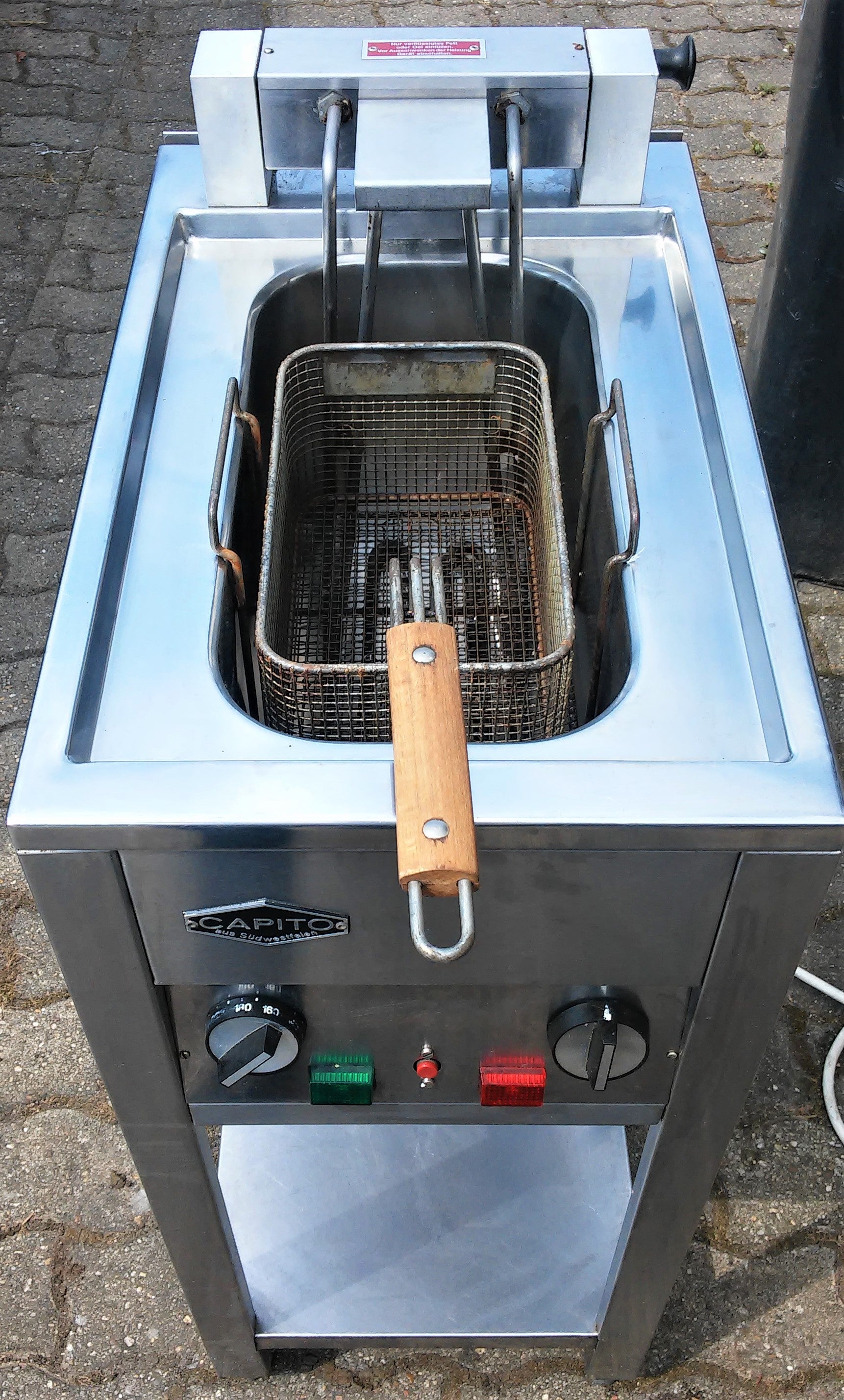 Standfriteuse mieten – 380 V, 10 l, für Catering & Imbiss