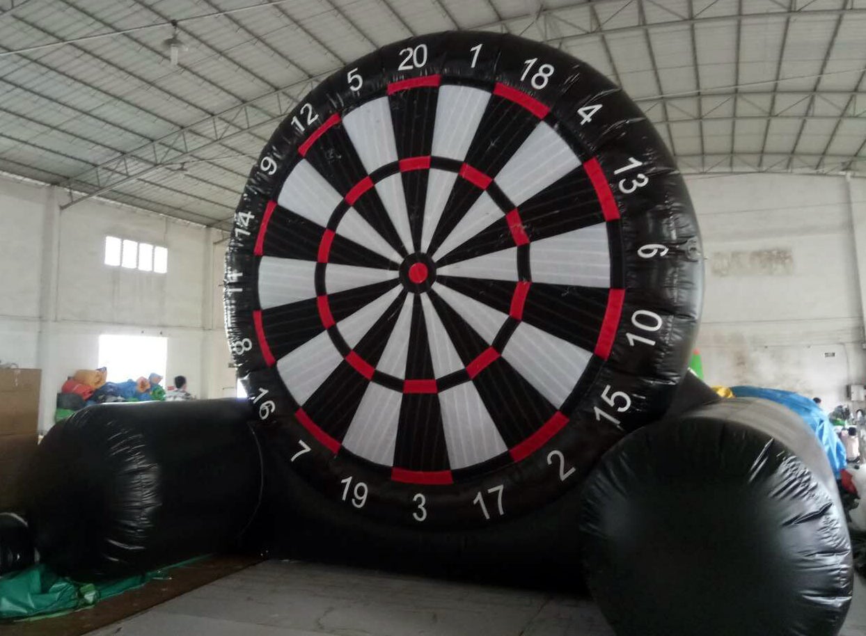 Fußball-Dart mieten - Soccer-Dart, aufblasbare Dartscheibe 5,50 m – 2