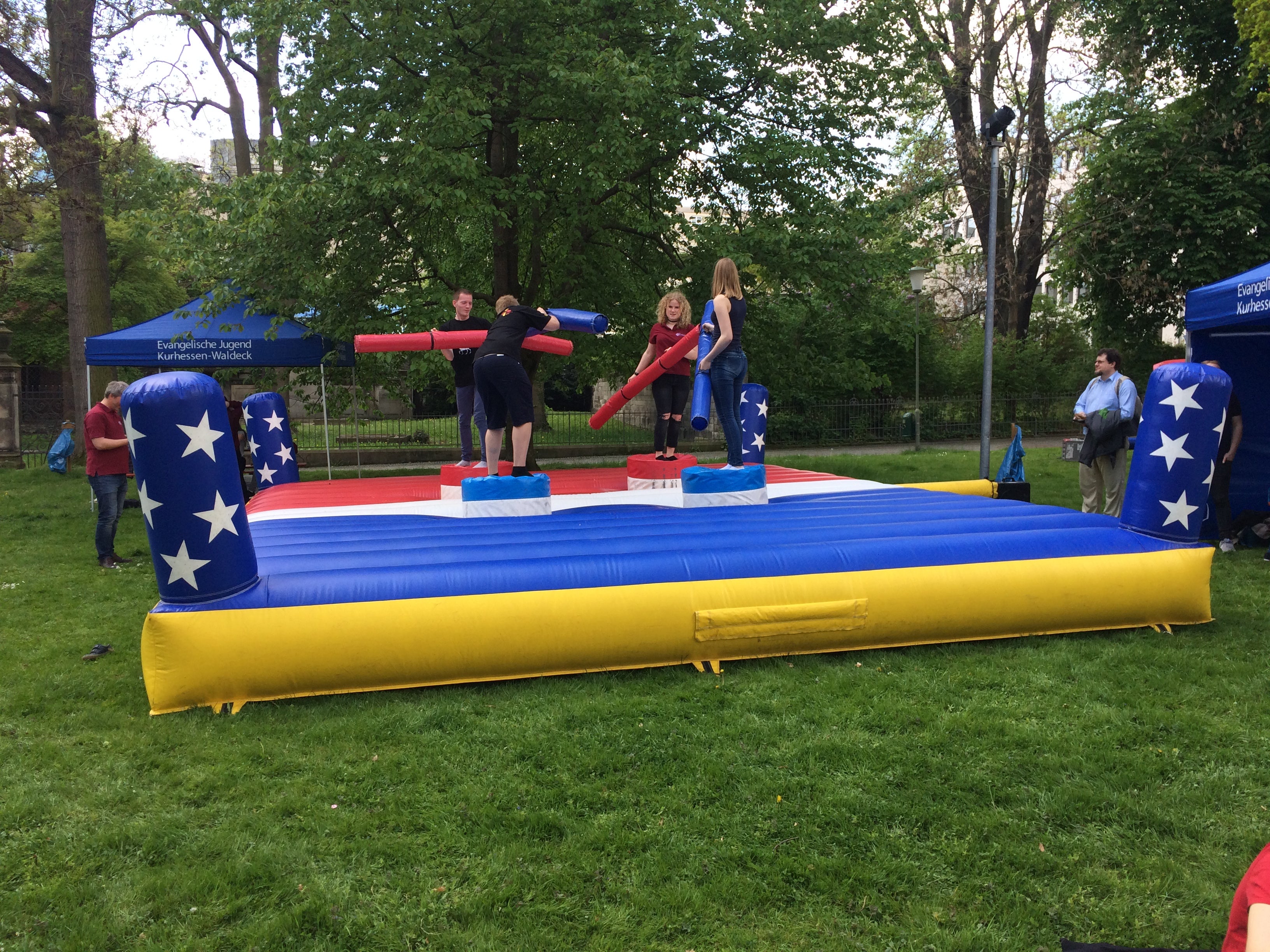 Gladiator Game mieten - American Gladiator Eventmodul, 7x6 m, ab 6 Jahren – 3