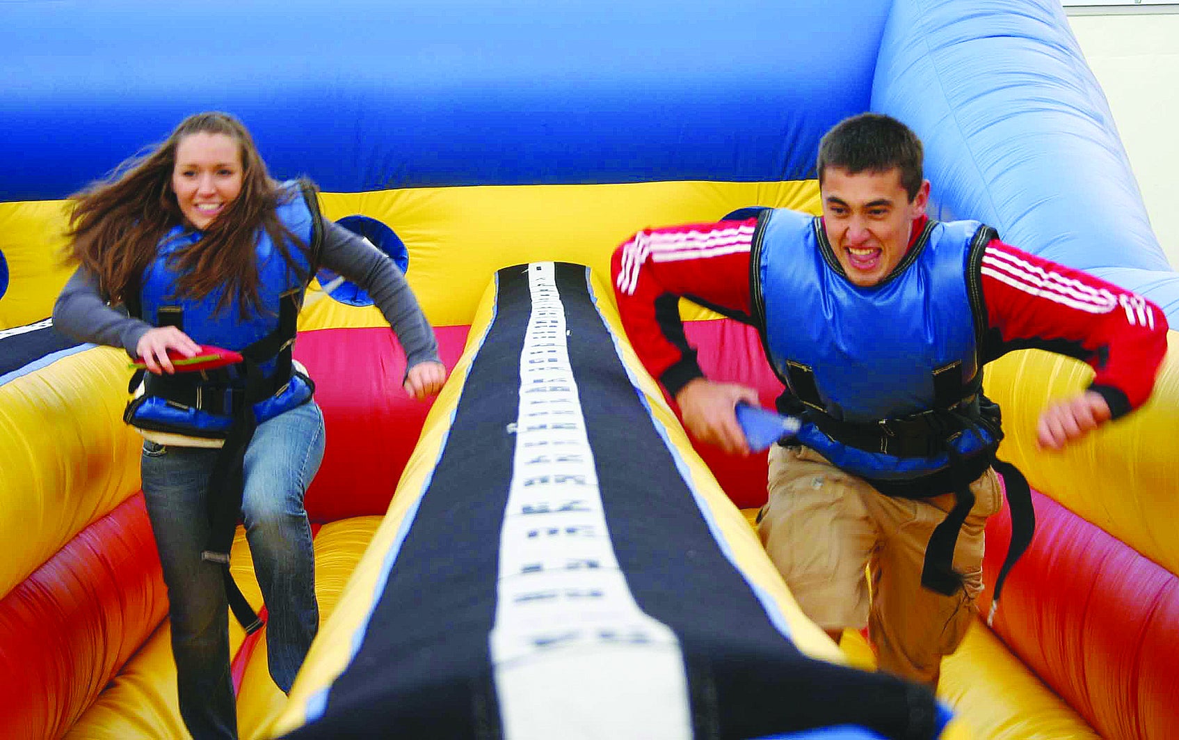 Bungee Run mieten - Bungeerun Eventmodul, 10x4 m, ab 8 Jahren – 3