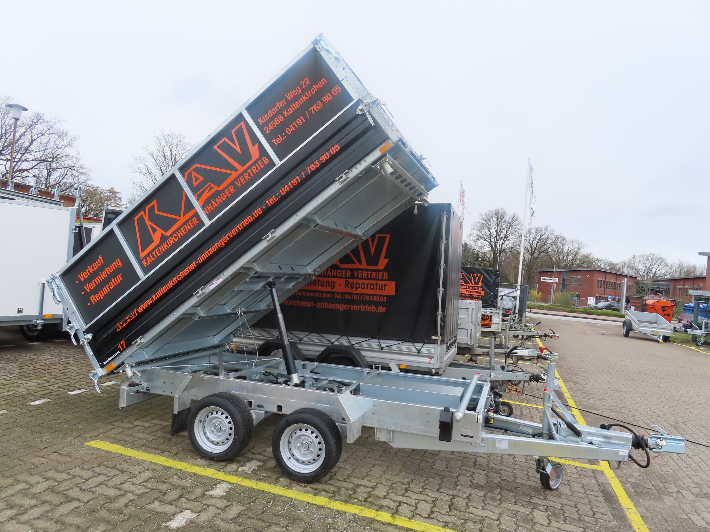 Kastenanhänger 2000 KG mieten. PKW Anhänger. – 4