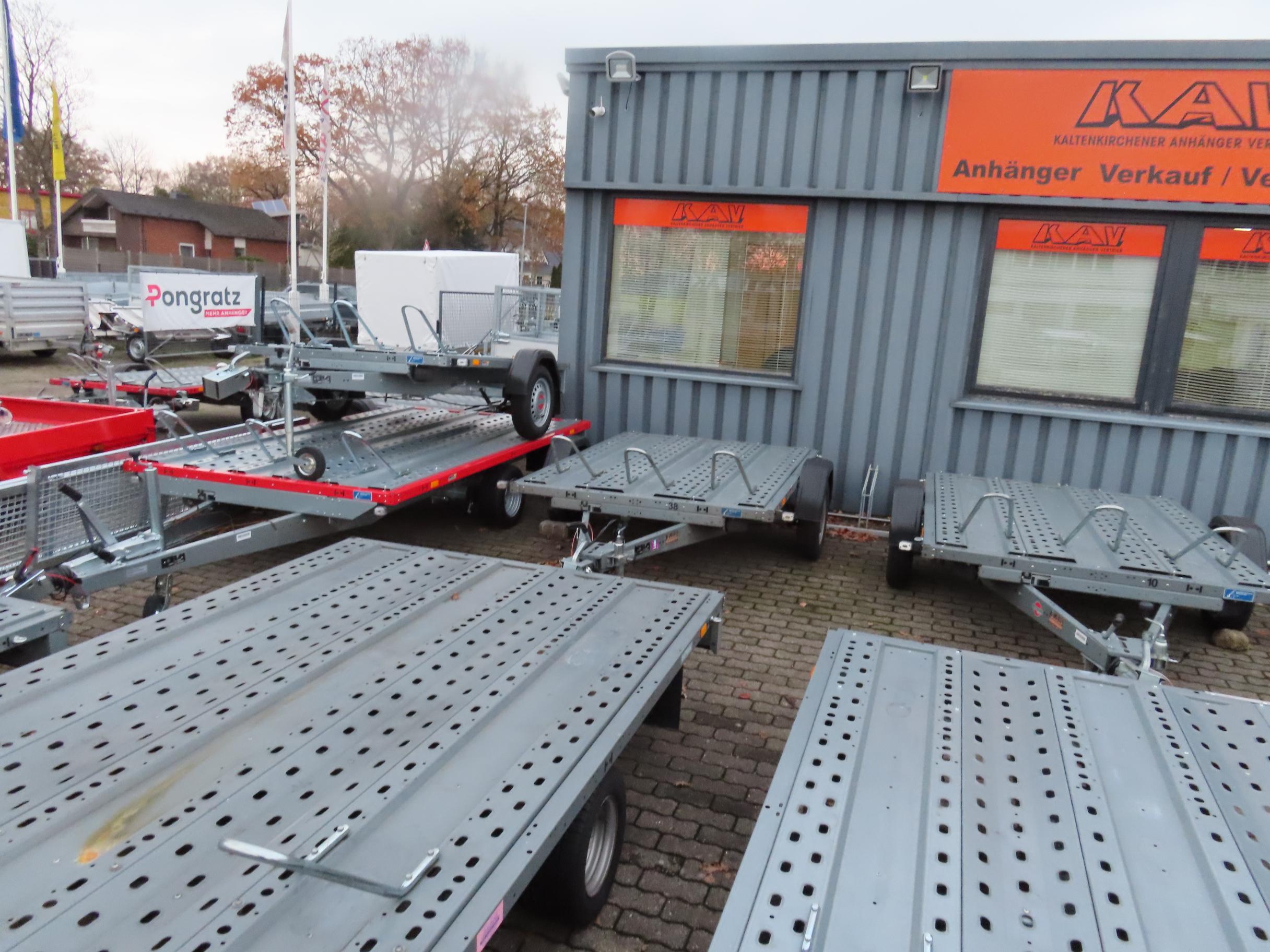 Motorrad Anhänger 1500 KG für1-3 Motorräder Anhänger Mieten PKW Anhänger Autotransport Kofferanhänger Motorrad Anhänger Trailer Planen Anhänger Kipper – 4