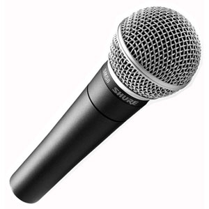 Shure SM58 Mikrofon Gesang optimierter Frequenzgang, Nierencharakteristik mieten mieten