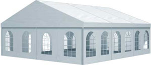 Festzelt MultiFlex 10,00m x 12,00m mit Holzfußboden, Grundfläche: 120,00m² mieten mieten