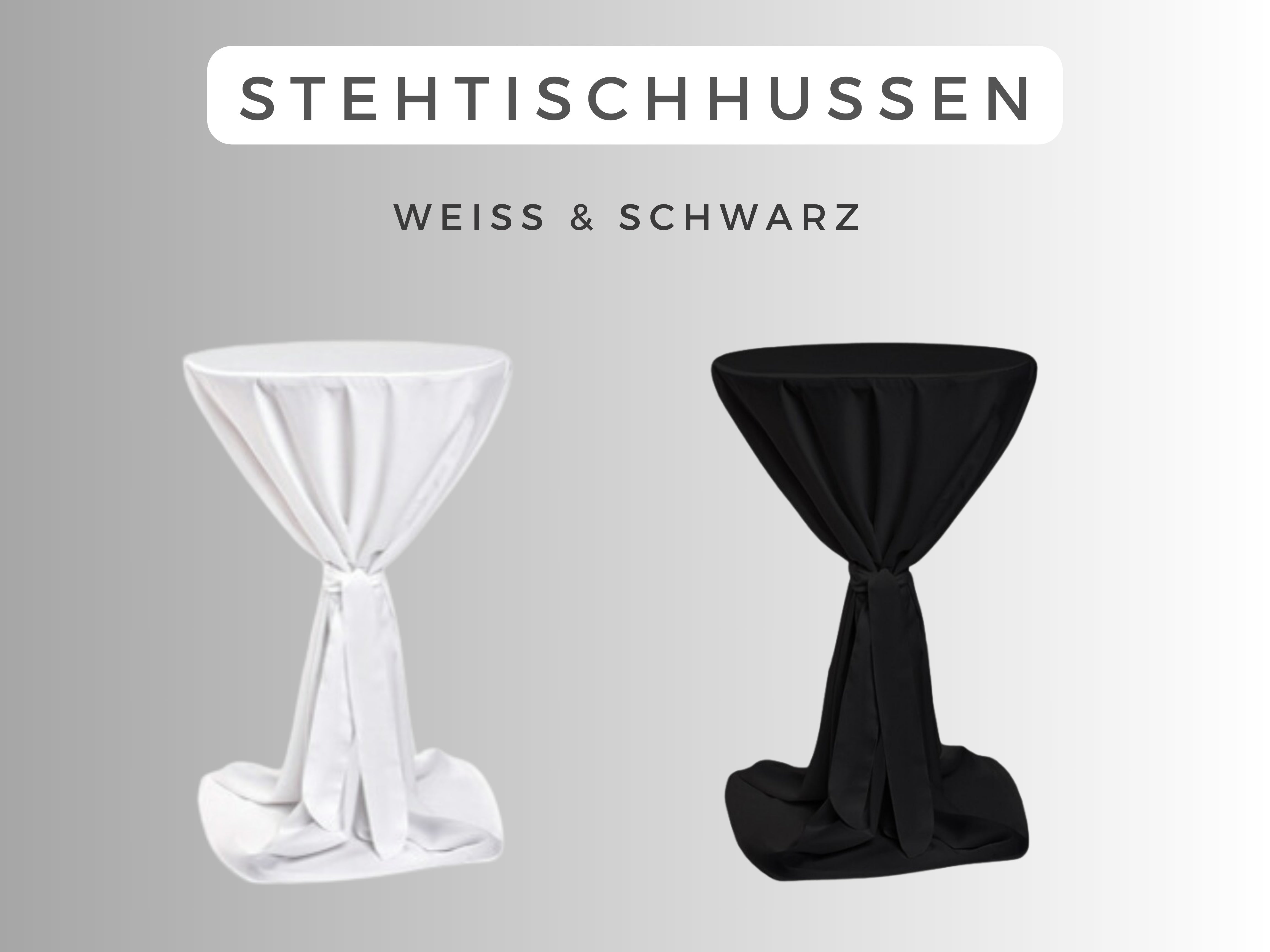 Stuhlhussen & Stretchhussen mieten – Steh-, Festzelt- & Banketthussen, Skirting – 2