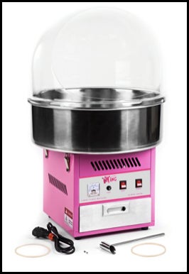 Funfood mieten – Zuckerwatte-, Popcorn-, Hot-Dog- & Schokobrunnen-Maschine – 3