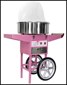 Funfood mieten – Zuckerwatte-, Popcorn-, Hot-Dog- & Schokobrunnen-Maschine – 2