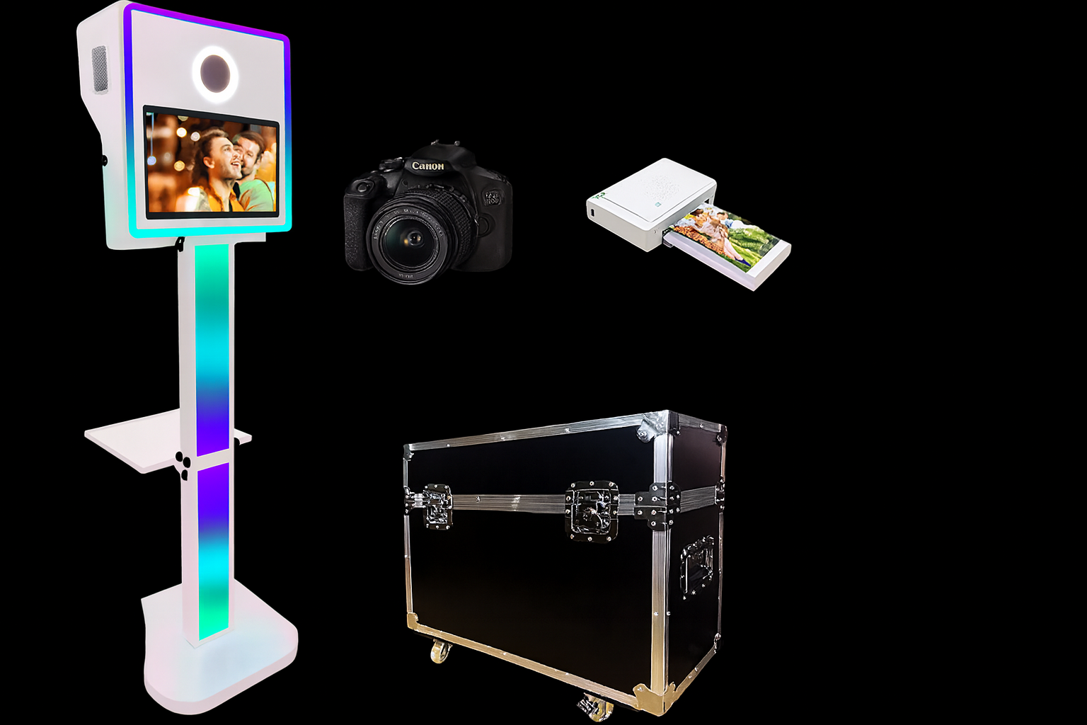 Fotobox mieten mit Sofortdruck – inkl. Requisiten für Hochzeit & Event – 2