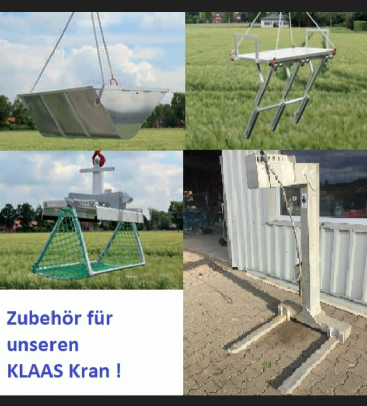 Dachdeckerkran / Anhängerkran KLAAS mieten – mit Zubehör, tageweise bis monatlich – 4