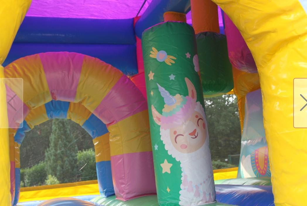 Hüpfburg "Alpaka 2026" Multiplay mieten – Indoor & Outdoor, bis 10 Kinder – 2