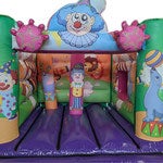 Multiplay-Hüpfburg "Zirkus" mit Seitenrutsche mieten – Indoor & Outdoor – 2