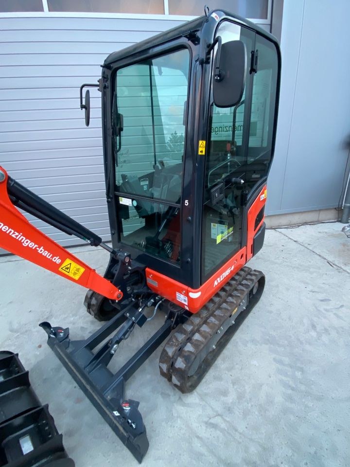 KUBOTA KX016-4 Minibagger Bagger 1600 kg mieten bei menzinger – 3