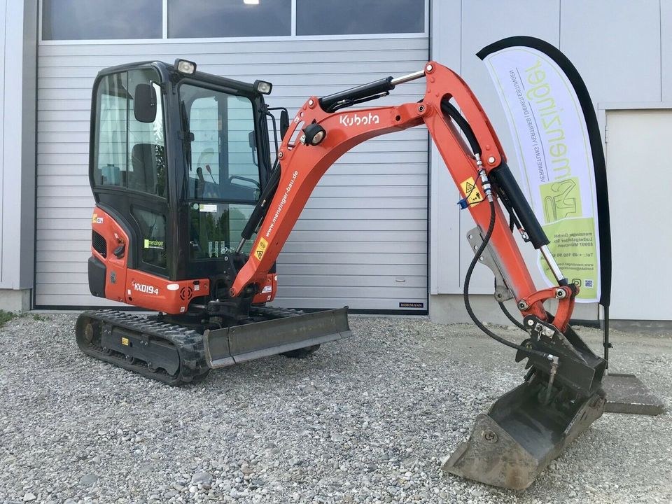 Minibagger Kubota KX019-4 Bagger mieten bei menzinger – 2