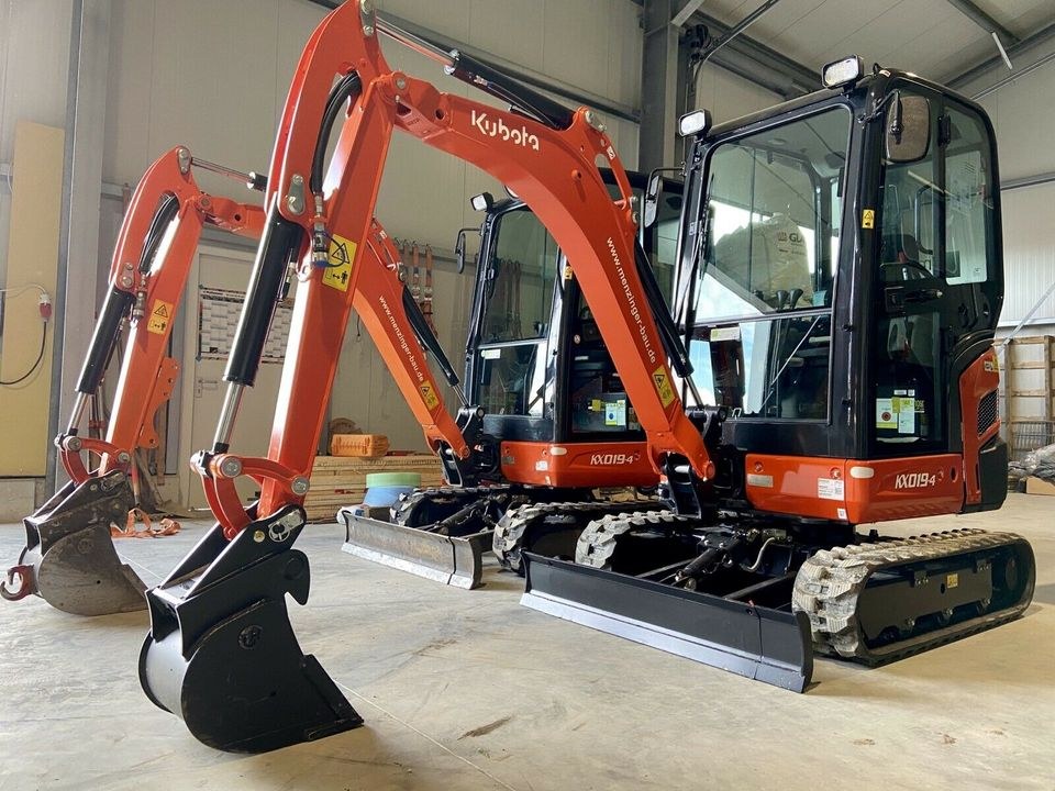 Minibagger Kubota KX019-4 mieten bei menzinger – 4