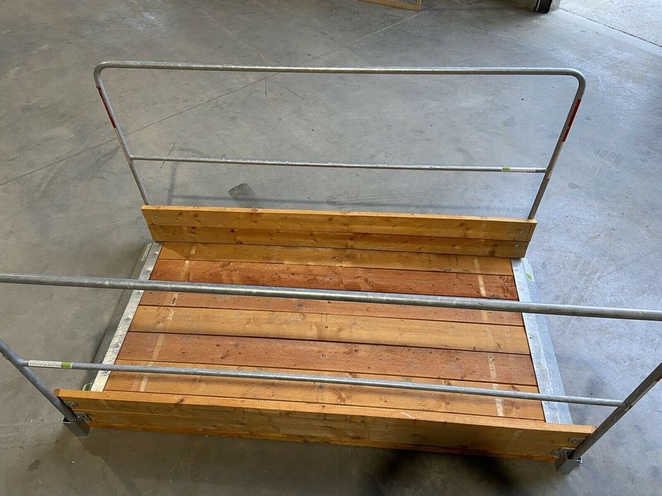 Grabenbrücke 2,0 m mit Seitengeländer mieten bei menzinger – 2