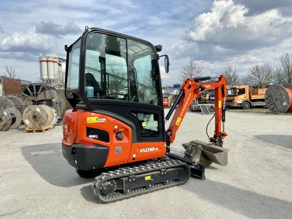 Minibagger Kubota KX018-4 mieten bei menzinger – 4