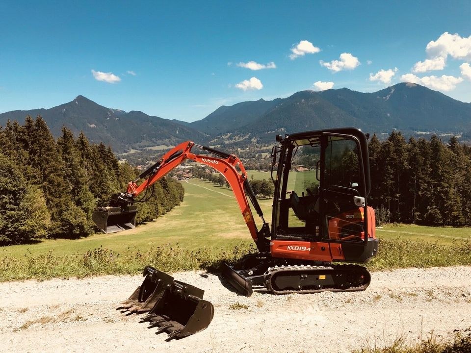 Minibagger Kubota KX019-4 Bagger mieten bei menzinger – 3