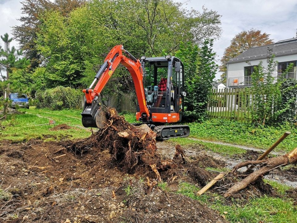 Minibagger Kubota KX019-4 Bagger mieten bei menzinger – 4