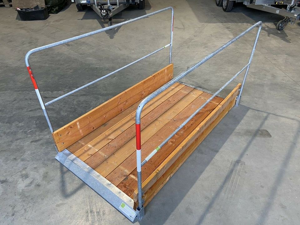 Grabenbrücke 2,0 m mit Seitengeländer mieten bei menzinger