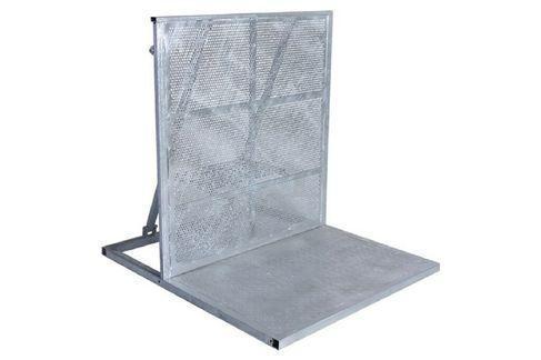 Bühnengitter mieten – Wellenbrecher / Crash Barrier / Stage Barrier 1,08 m