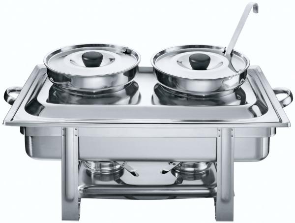 Chafing Dish mieten – Edelstahl, rostfrei & spülmaschinenfest
