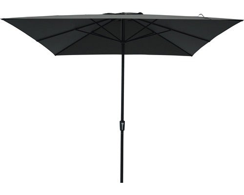 Sonnenschirm mieten – quadratisch, anthrazit, 3 m, für Events & Terrasse