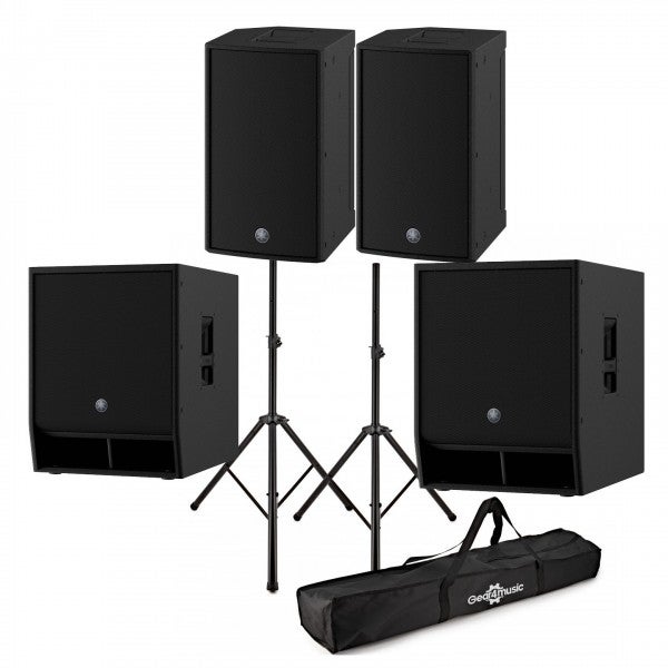 PA-Anlage klein mieten – Yamaha Komplettset mit Subs, Tops & Mischpult