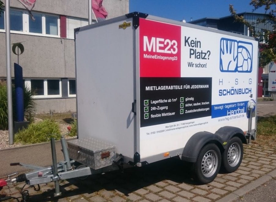 PKW-Anhänger mieten - Humbaur Kofferanhänger, 2-Achser