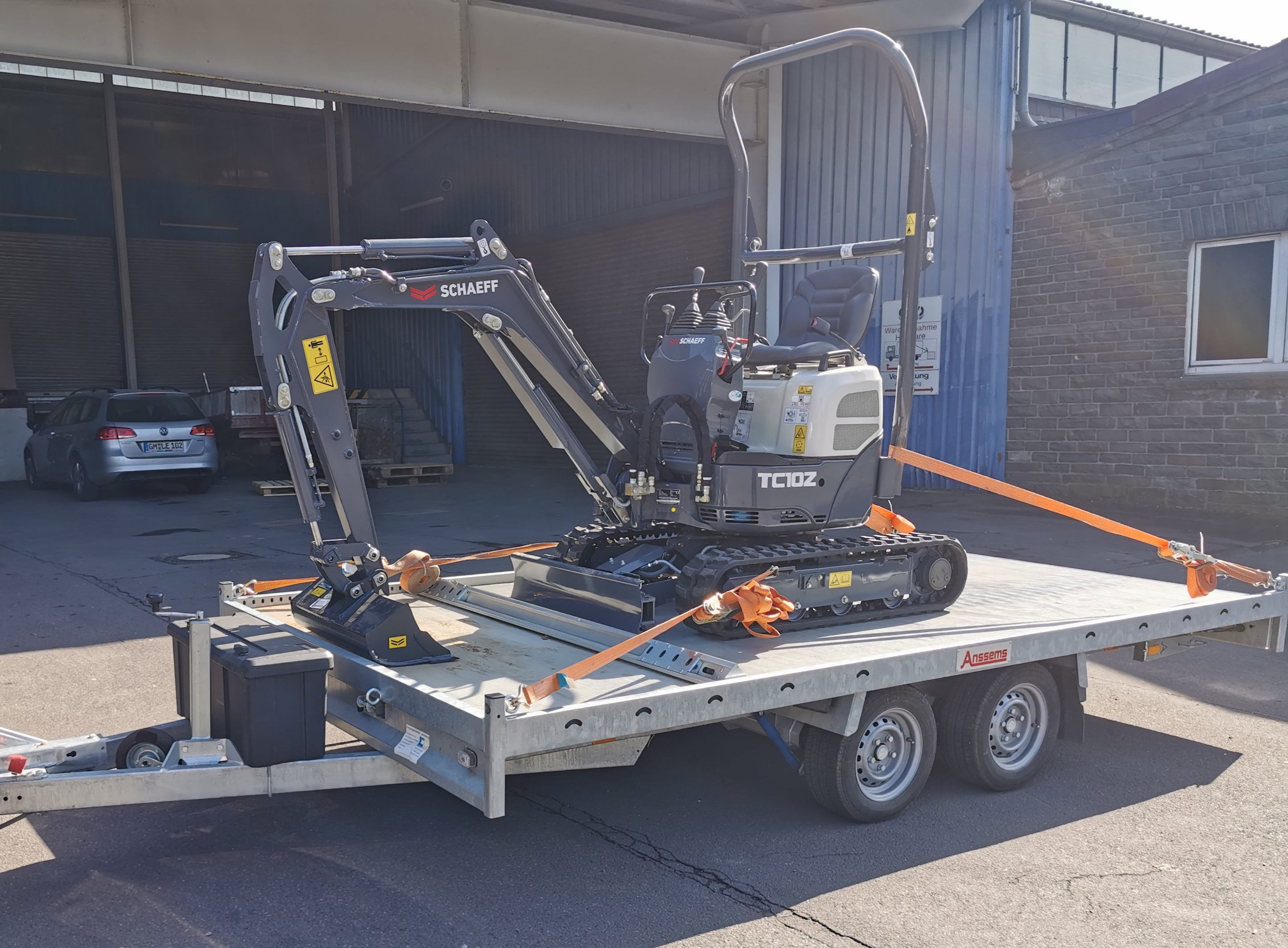 Minibagger Schaeff/Yanmar TC10 (1,2 t) mieten - inkl. Versicherung