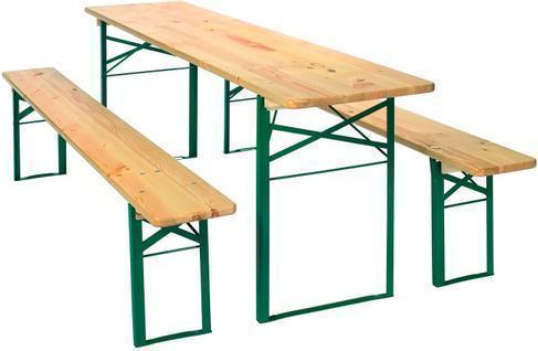 Bierzeltgarnitur Standard mieten – 220 x 50 cm, ca. 8 Sitzplätze – 2