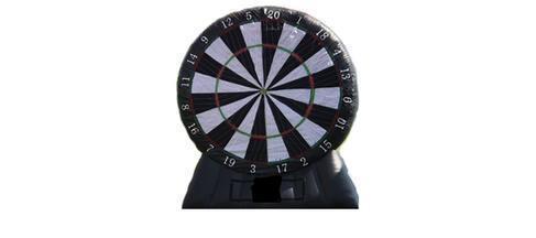 Aufblasbare Dartscheibe mieten – 2,10 x 2,50 m, inkl. Gebläse & Bällen – 4