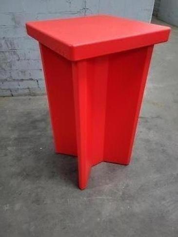 Stehtisch "SLIDE X2" mieten – rot, optional beleuchtet – 2