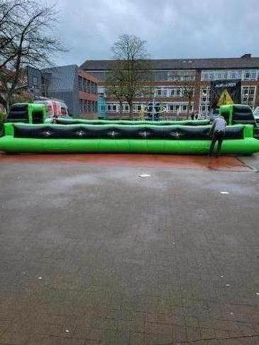 Menschen-Kicker mieten – 12 x 6 x 2 m, Human Table Soccer – 3