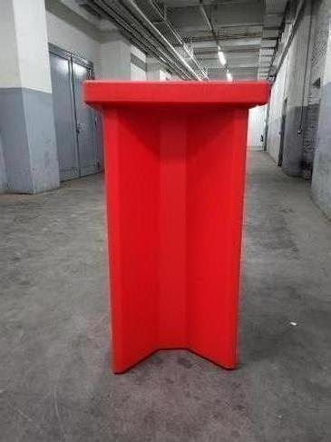 Stehtisch "SLIDE X2" mieten – rot, optional beleuchtet – 4