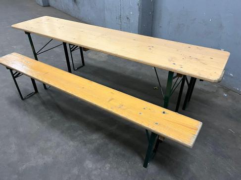 Bierzeltgarnitur Standard mieten – 220 x 50 cm, ca. 8 Sitzplätze – 4