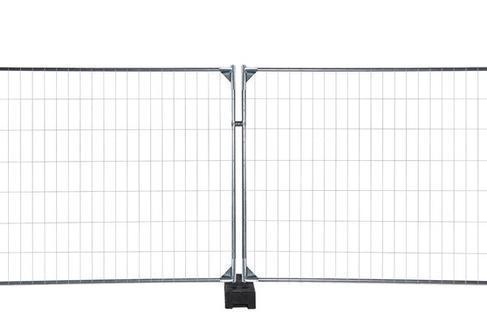 Bauzaun mieten – 3,5 m lang, 2 m hoch, mit Eckverstärkung