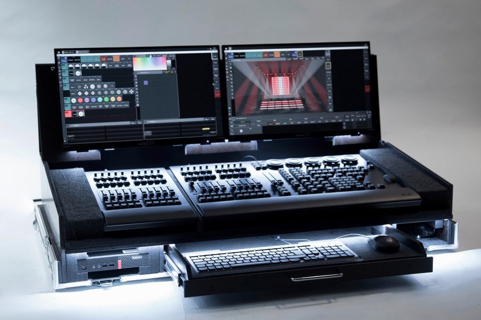 grandMA3 onPC Solution mieten – Lichtsteuerung im Case mit Touch & Faderwing – 2
