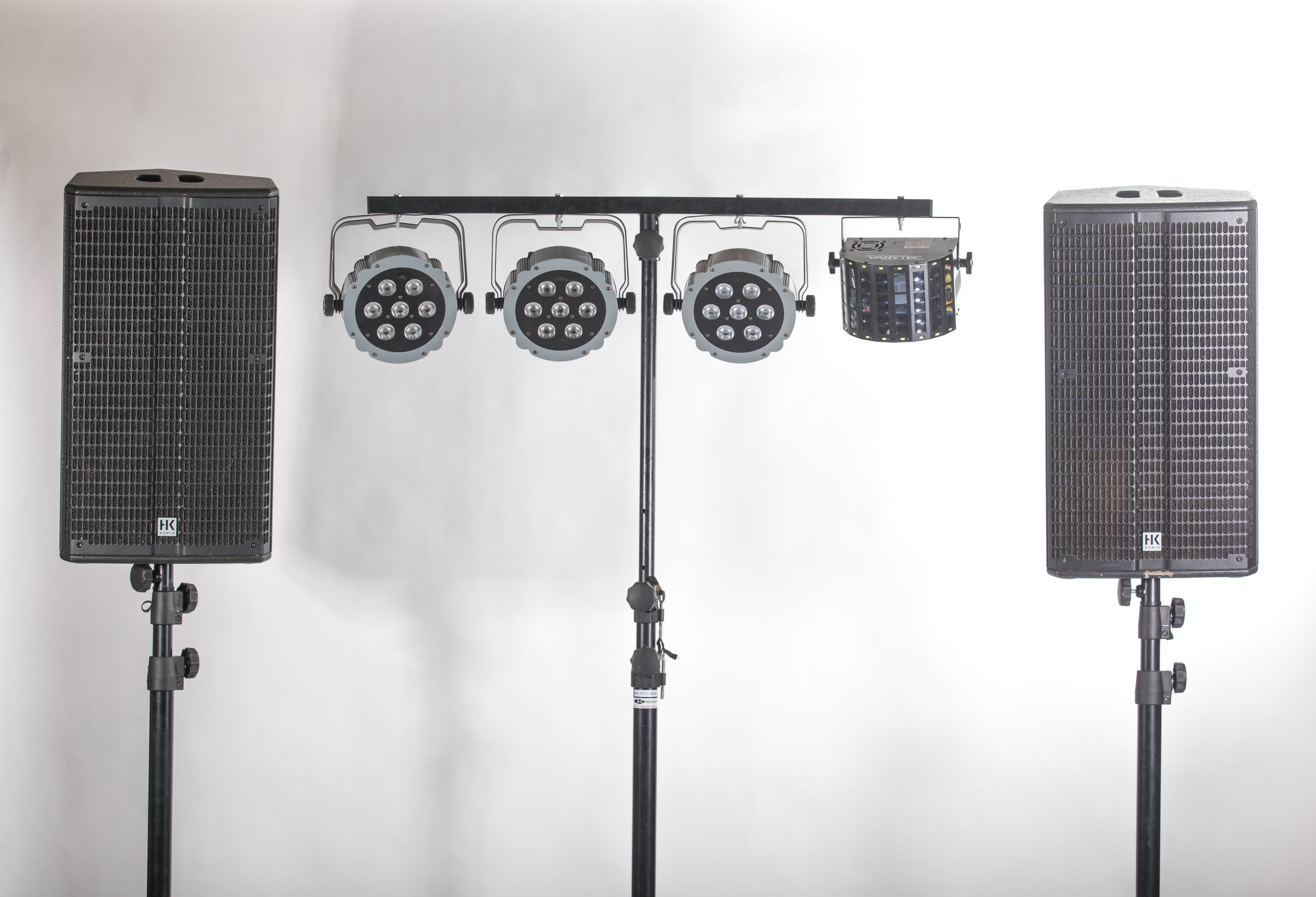 Partypaket M mieten – PA-Anlage & Lichttechnik mit HK Audio – 2