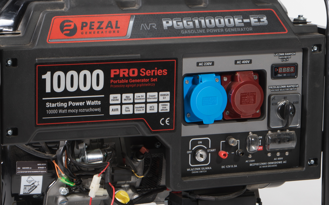 Stromerzeuger mieten – Notstromaggregat 8,5kW Benzin Generator – 2