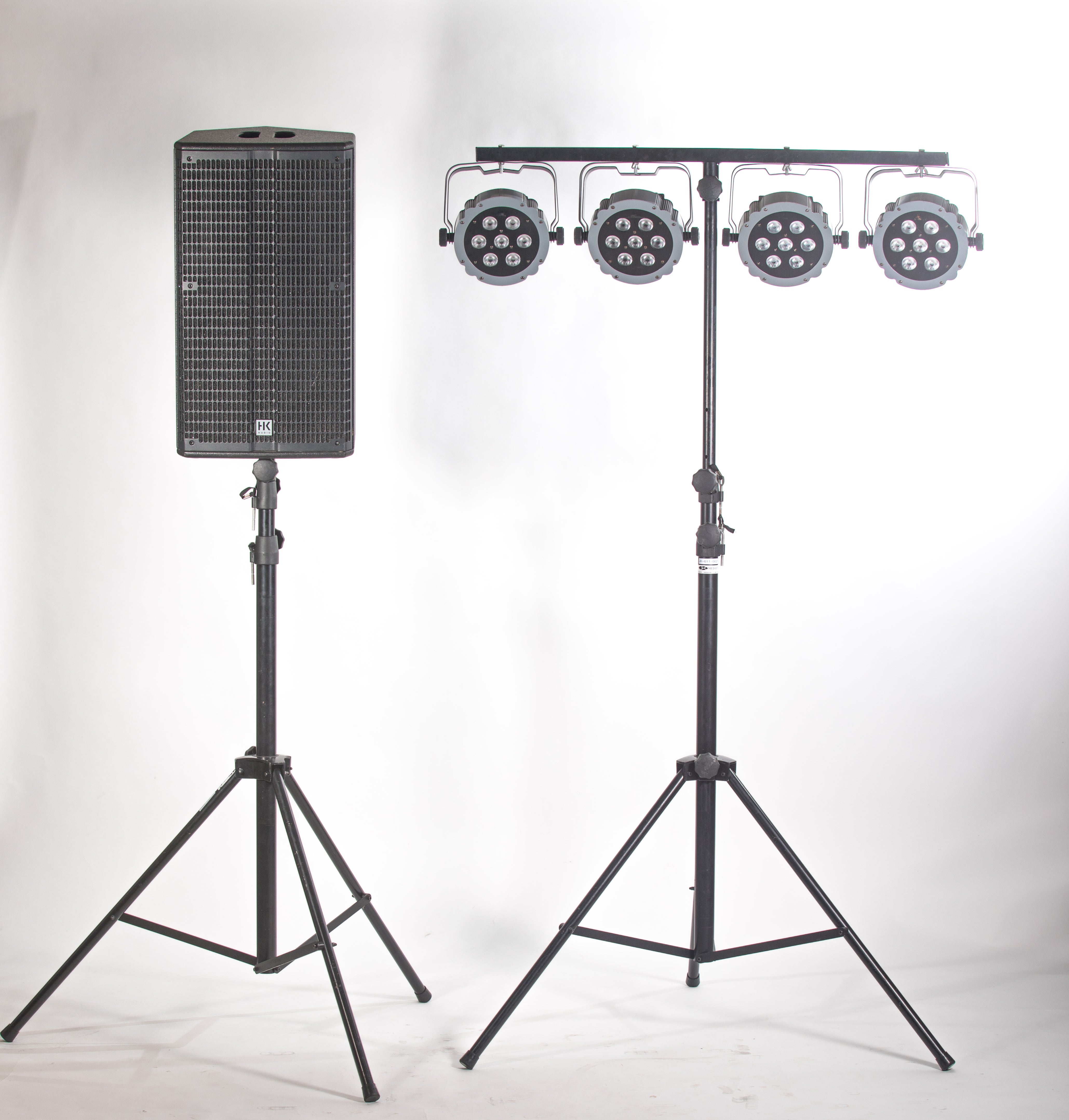Partypaket S mieten – kompakte PA-Anlage & Lichttechnik