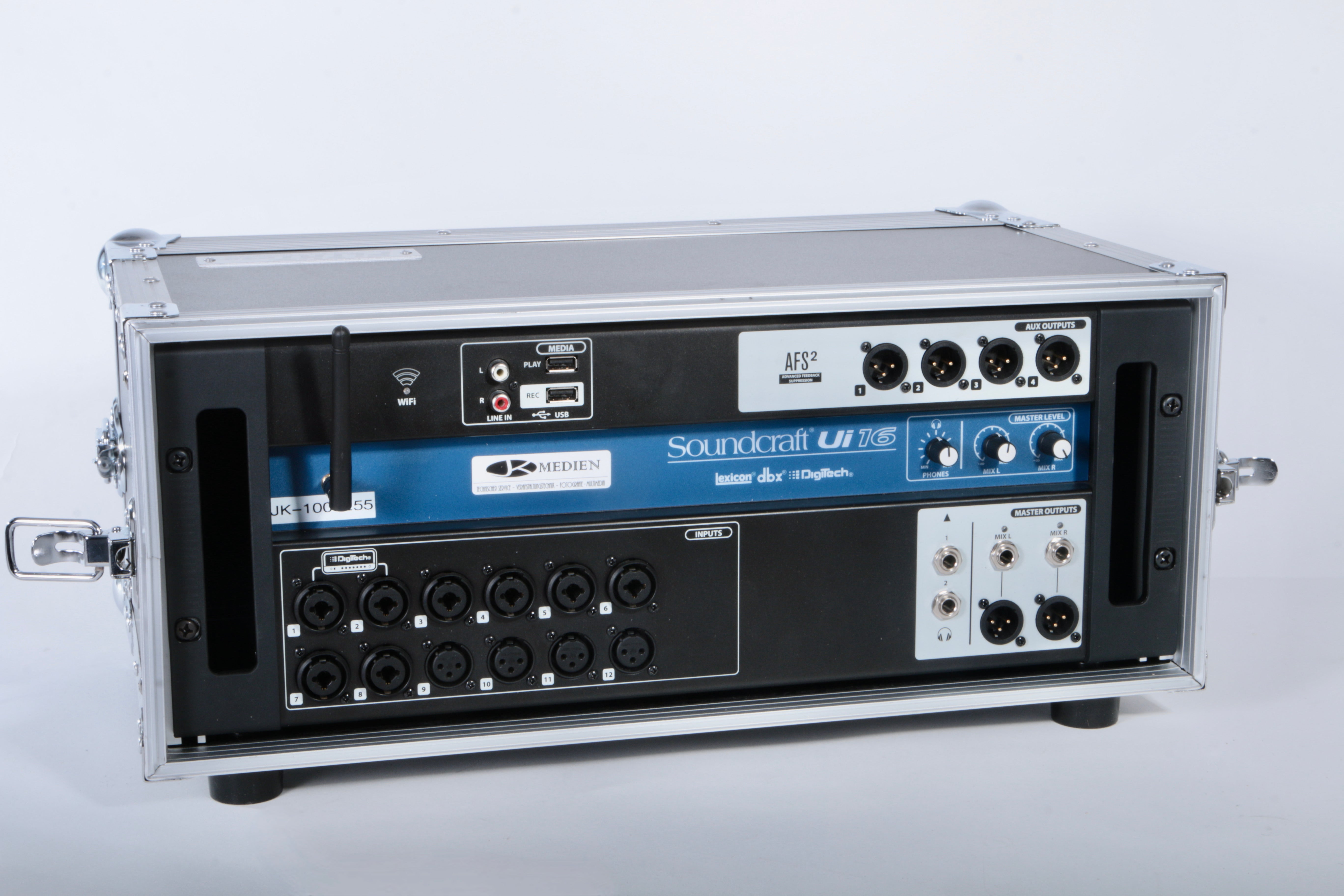 Soundcraft Ui16 mieten – 16-Kanal-Digitalmischpult mit WLAN-Steuerung