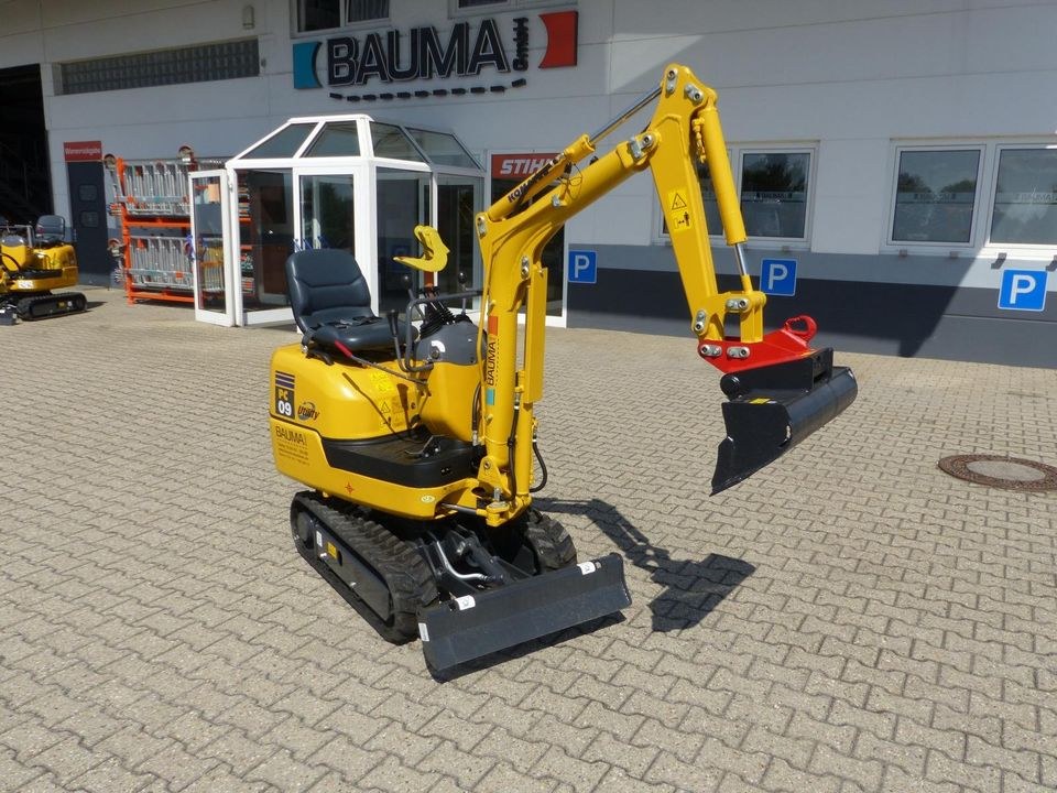 Minibagger 1,0to u Vers mieten bei Bauma