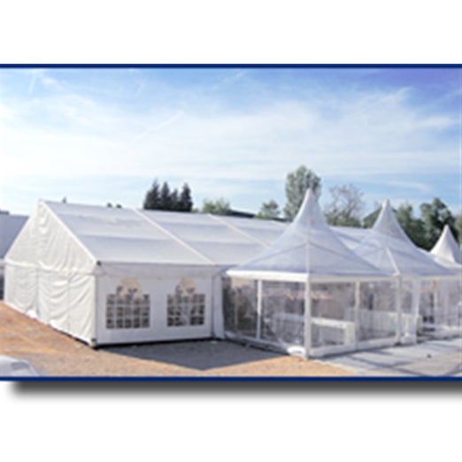 Partyzelt VIP ( Grundzelt ) 16m x 25m