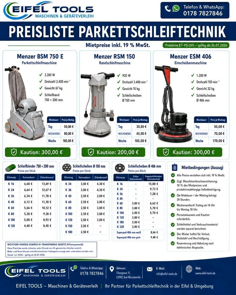 EIFEL TOOLS mieten in Bad Münstereifel – Profi-Werkzeug auf Zeit – 4
