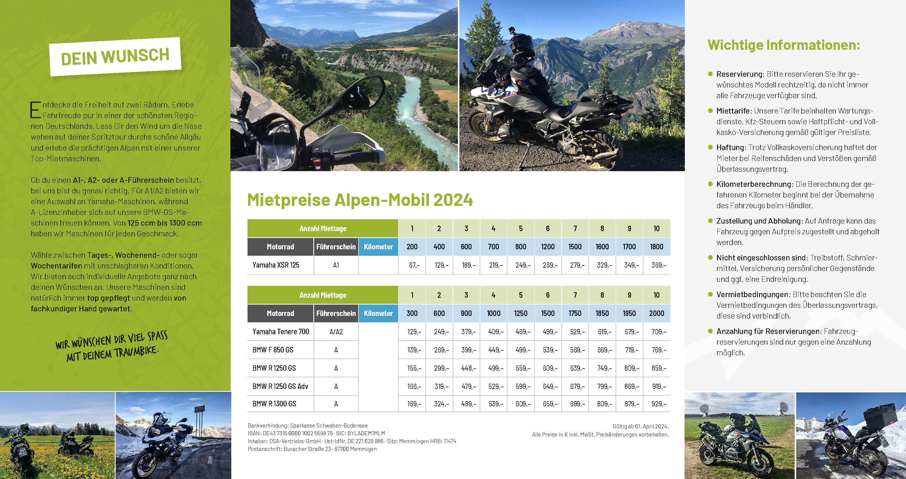 BMW R 1300 GS Trophy mieten – neuwertige Reiseenduro in Memmingen leihen – 4