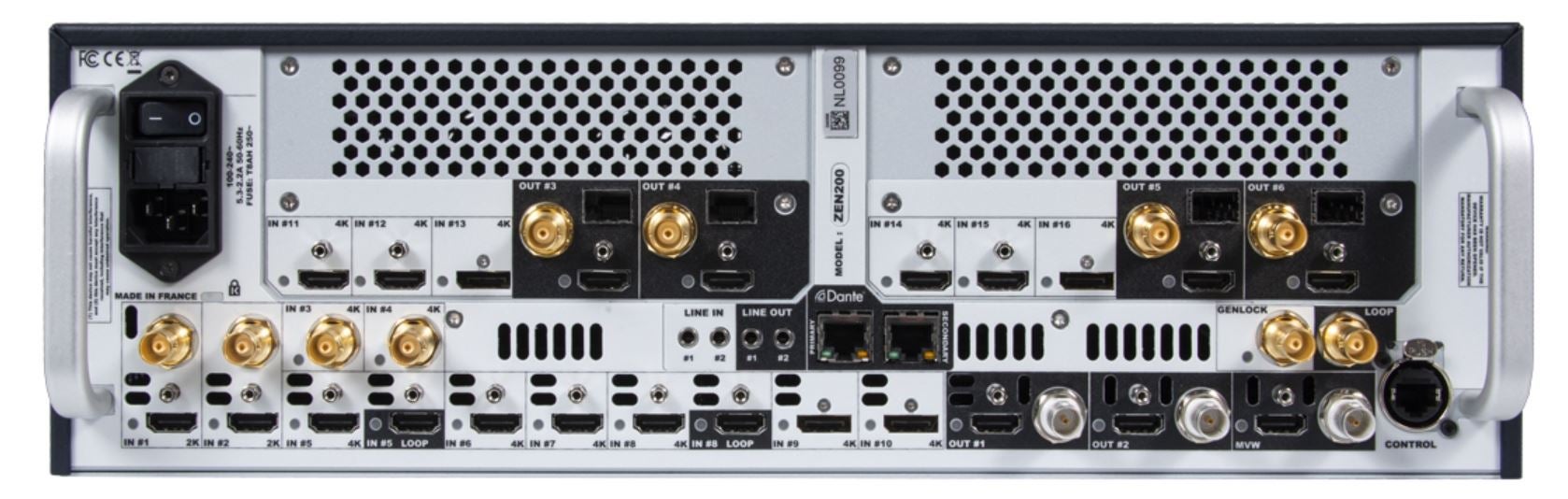 Analog Way Alta 4K Zenith 200 mieten - 4K60 Präsentationsmischer & Videowandprozessor – 2