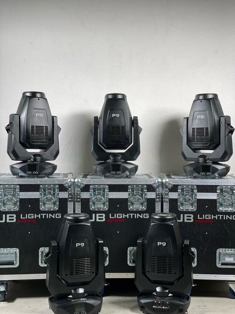 JB Lighting Varyscan P9 HP mieten – LED CMY Moving-Light Spot, 330 W, Zoom 3,4°–54° – 2
